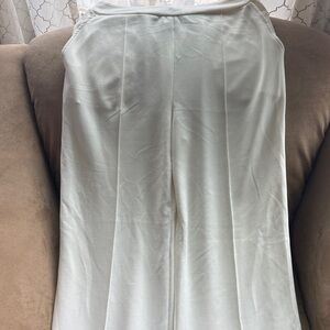 Elegant Cream Wide Leg Pants